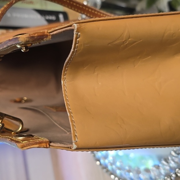 Vernis louis vuitton satchel shoulder bag with strap - Picture 5 of 14